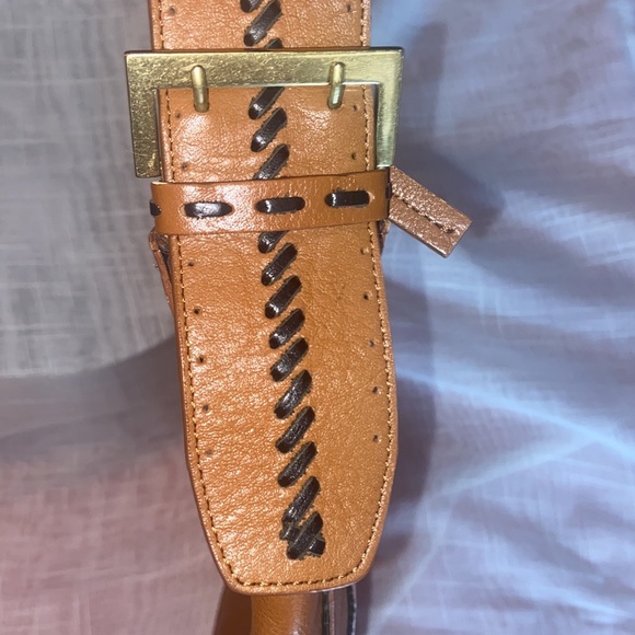 Antonio Melani Handbag/Satchel-Tan Leather - Picture 3 of 11